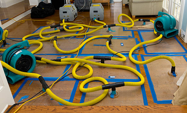 Professional Crawl Space Water Removal technician working in Sand Lake, NY